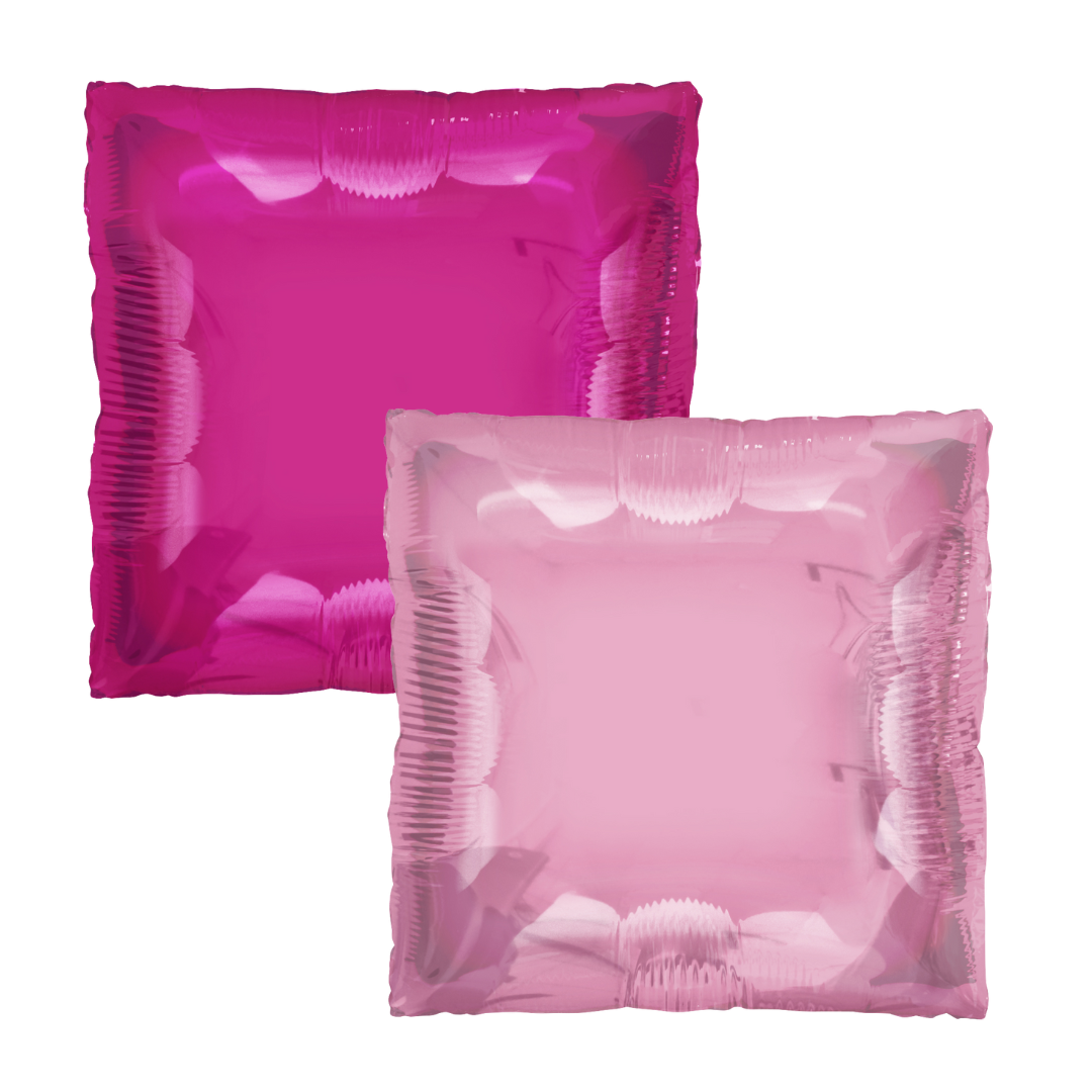 24" #78715 Tuftex SQUARED PINK Mylar (Single Pack)
